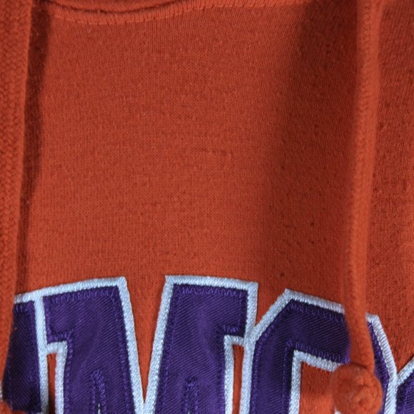 Clemson Tigers Football Team Hoodie Mens Size Medium Orange Sweater - Picture 4 of 6